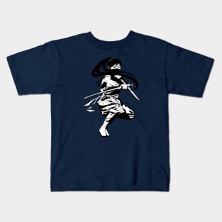 Kunoichi samurai Kids T-Shirt